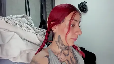 selene_red_ webcam model stream image