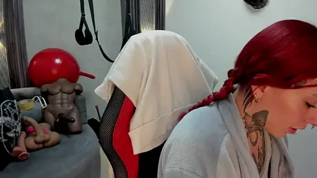 selene_red_ webcam model stream image