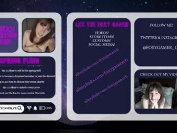 foxy_gamer webcam chaturbate model stream image